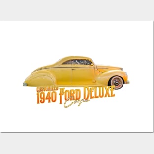 Customized 1940 Ford Deluxe Coupe Posters and Art